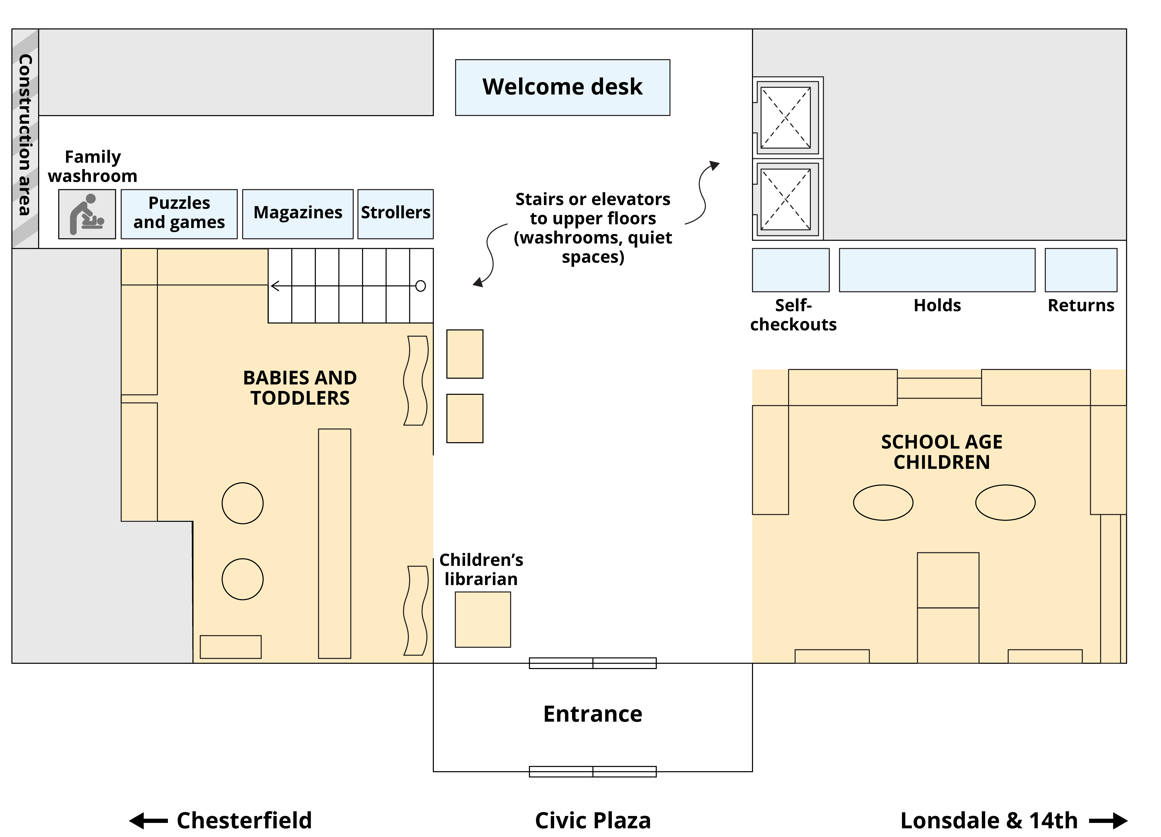 Temporary Lobby Map 