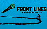 Logo for Front Lines mountain bike podcast Logo for Front Lines mountain bike podcast