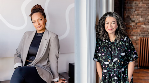 Headshots of Chelene Knight and Margaret Gallagher