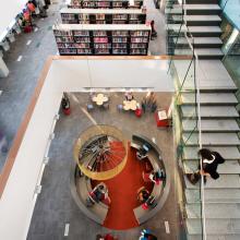 North Vancouver City Library atrium