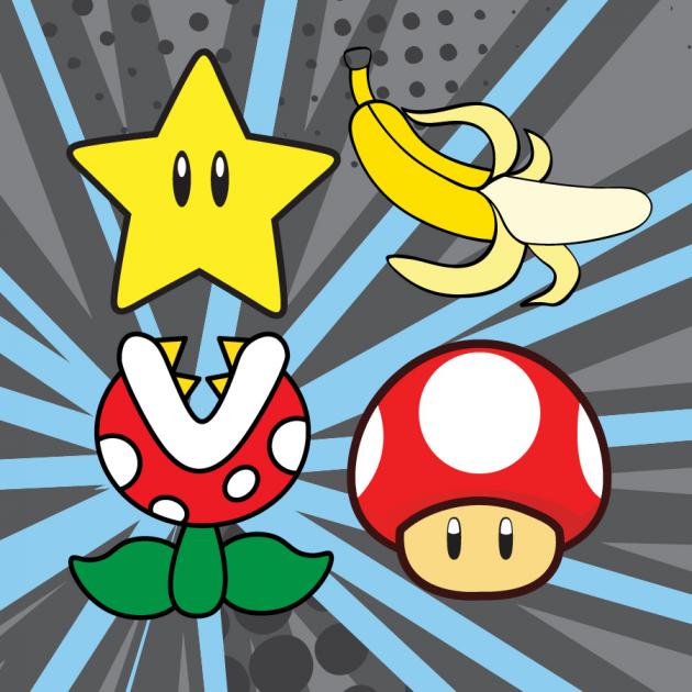 Switch gaming tournament - Mario Kart Super Mario video games characters