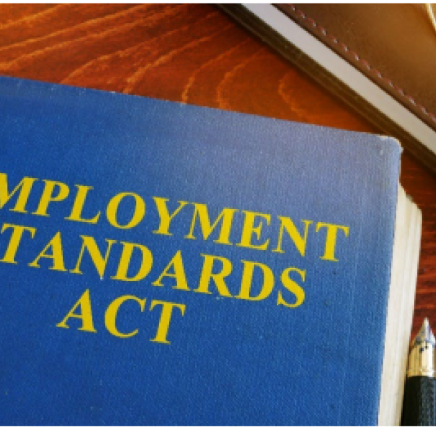 Employment Standards Act in BC Employment Standards Act book
