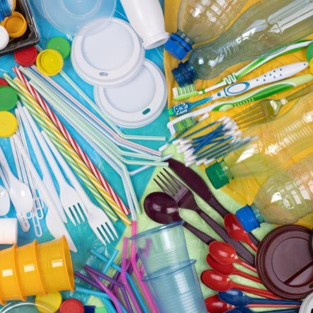 a selection of single-use plastic items a selection of single-use plastic items