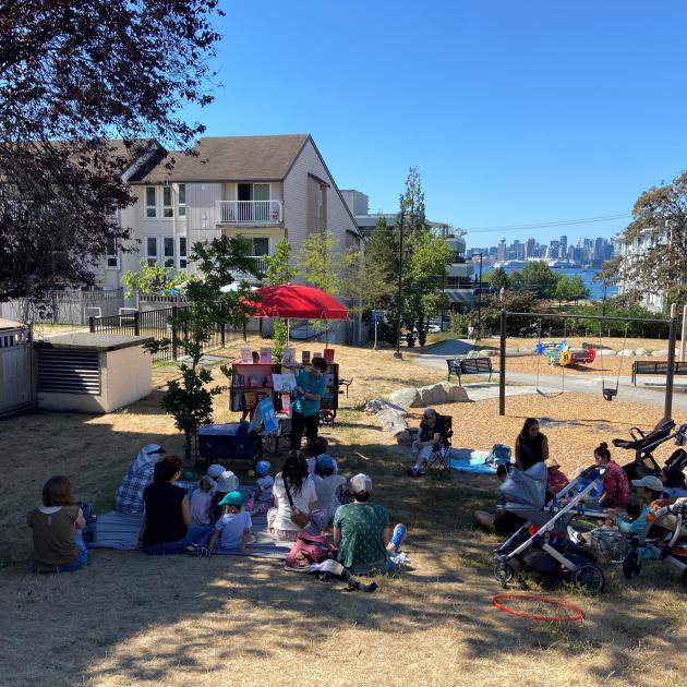 Outdoor Storytime at Semisch Park Outdoor Storytime at Semisch Park
