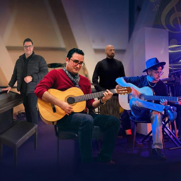 Group of four musicians