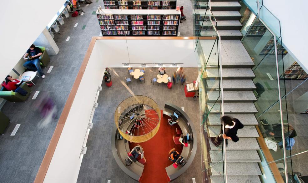 North Vancouver City Library atrium