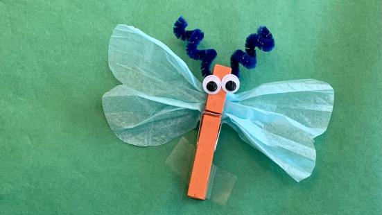 Image of clothespin butterfly